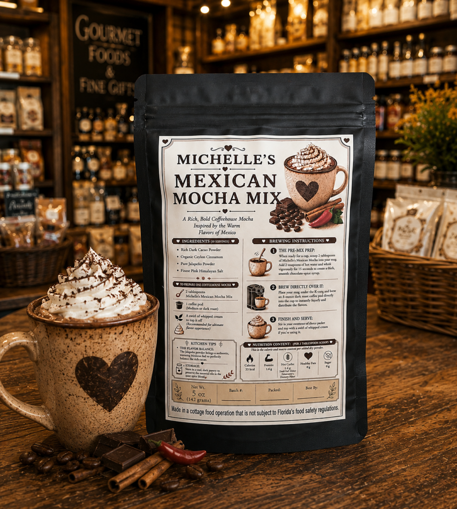 MICHELLE'S MEXICAN MOCHA MIX - 5 OZ - 142g