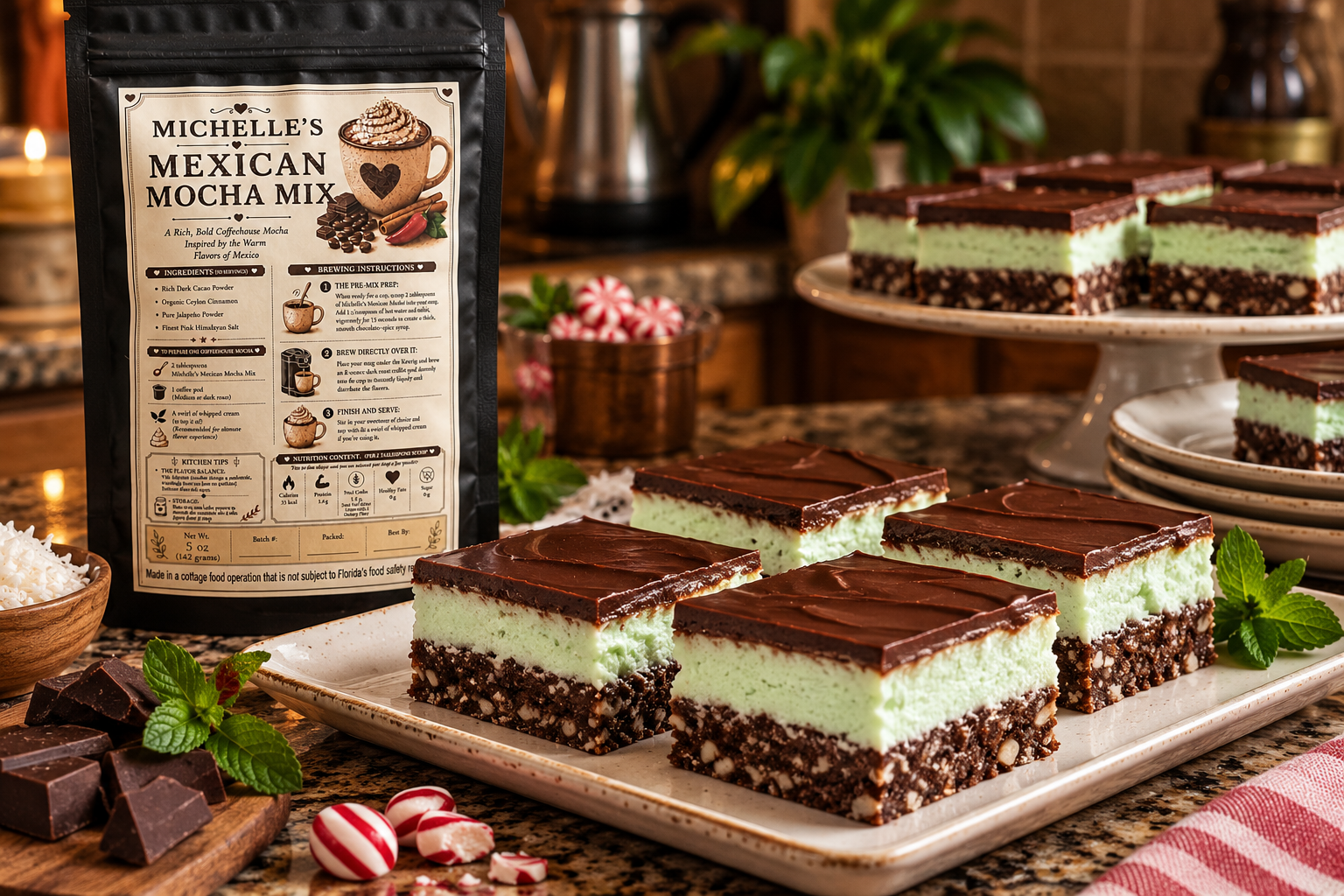 MICHELLE’S MEXICAN MOCHA FIRE & ICE NANAIMO BARS