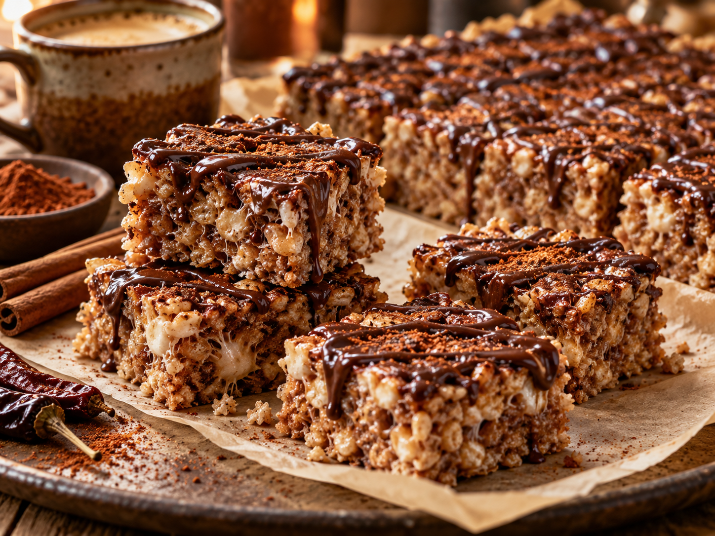 Michelle’s Mexican Mocha Crispy Treats | Easy No-Bake Dessert